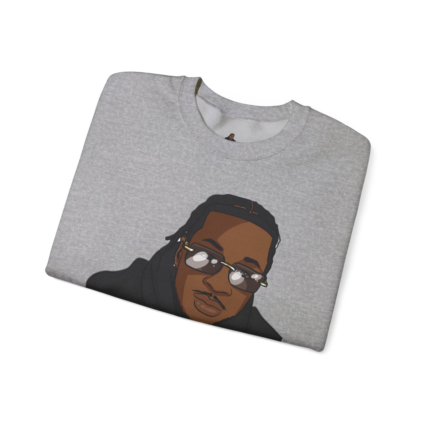 Trendy Graphic Crewneck Sweatshirt, Unisex Streetwear, Casual Everyday Pullover, Music Inspired Fashion, Gift for Him/Her