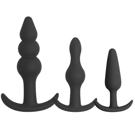 Silicone Anal Plug and Dilator - Adult Toy